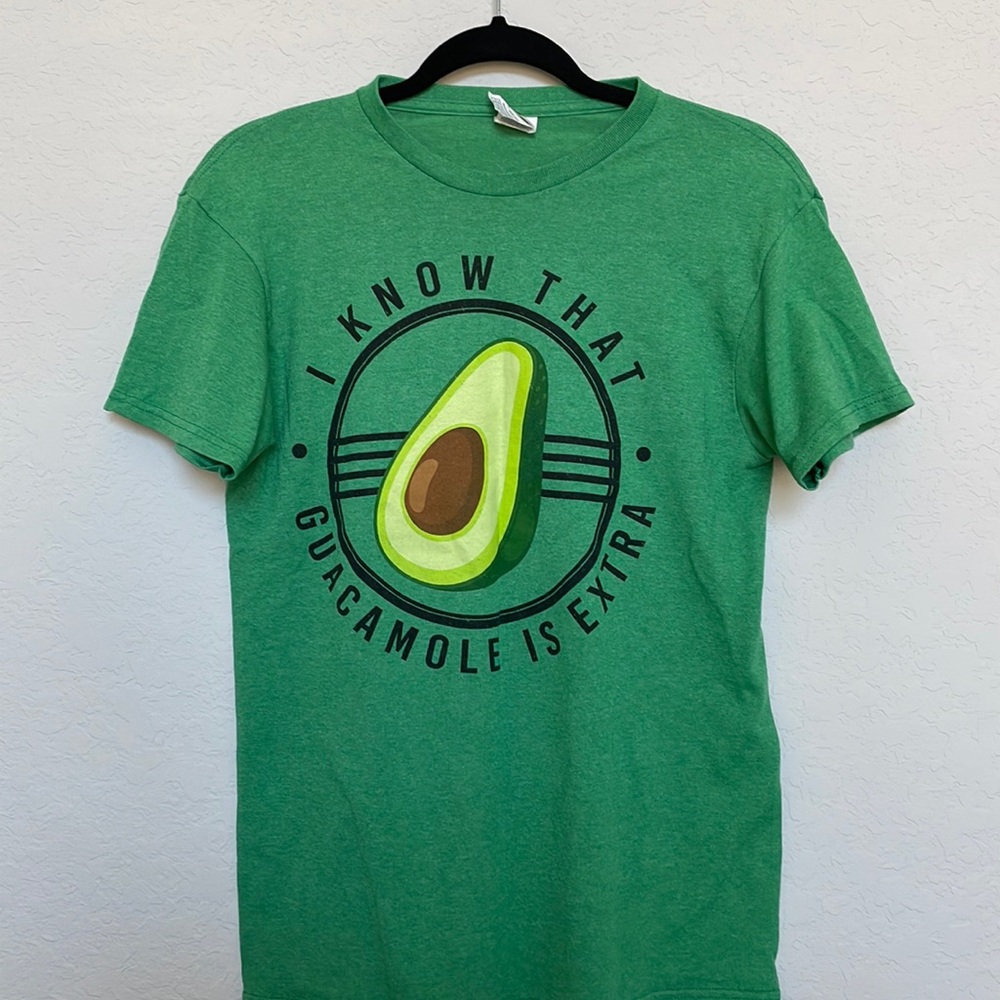 "I know that Guacamole is Extra" graphic tee